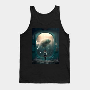 Rare Creatures: The Future of Fish on a Dark Background Tank Top